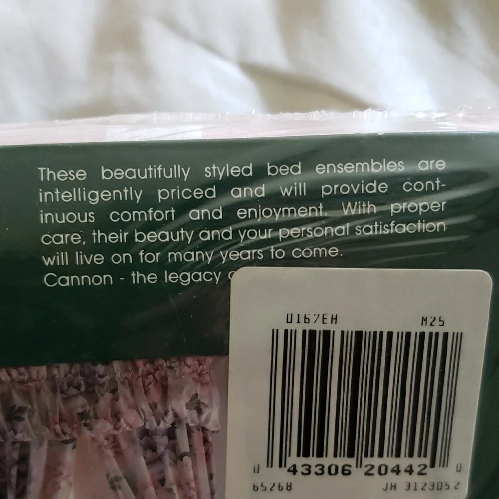 NWT 2 Canon Monticello Floral Twin Bedding Sets New Flat, Fitted & Pillowcase